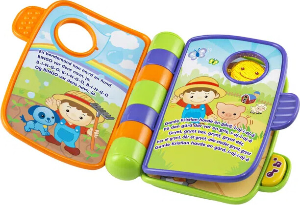 Vtech - Babybog Med Lyd - Rim- Og Opdagelsesbog - Dansk