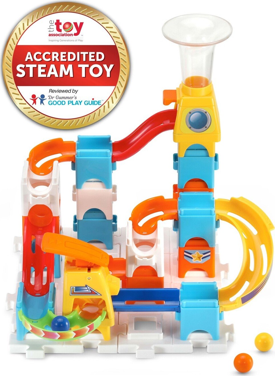 Vtech - Kuglebane - Marble Rush Discovery Sæt Xs 100 - 30 Dele
