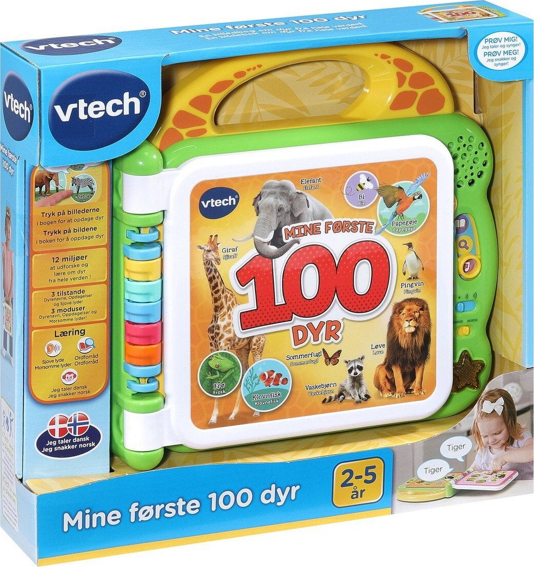Vtech Mine Første 100 Dyr Dkno
