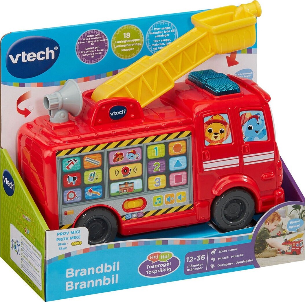 Vtech - Brandbil - Redningsvenner - Sange Og Sætninger - Dansk