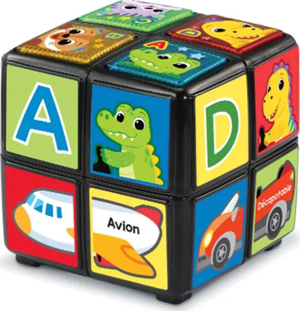 Vtech - Baby Twist Teach Animal Cube Aktivitetskube - Lys - Lyd