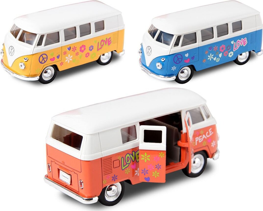 Vw T1 Bus Modelbil Klassisk Ikon Med P - Goki