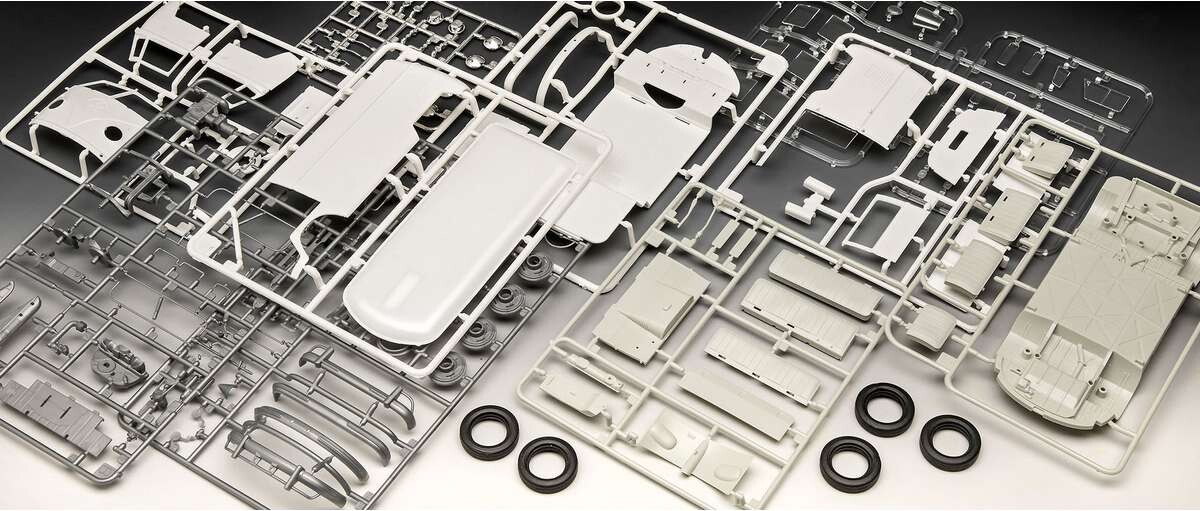 Revell - Vw T1 Panel Van Gulf Modelbil - 1 24 - Level 5 - 07726