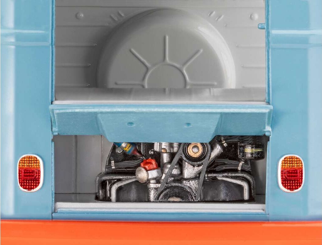 Revell - Vw T1 Panel Van Gulf Modelbil - 1 24 - Level 5 - 07726