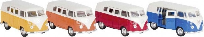 Vw Transporter T1 Bus Med Pullback - Assorteret