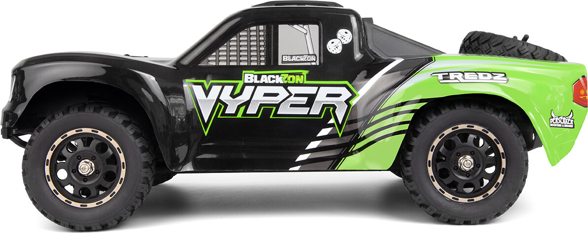 Blackzon - Vyper Sc 4Wd Rtr - 116 - Rc Bil - Grøn