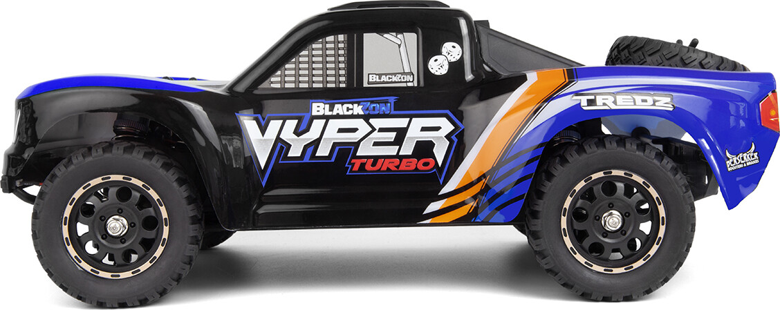 Blackzon - Vyper Sc Turbo 4Wd 2S Brushless - 116 - Blå Orange