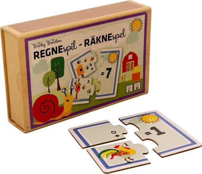 Wacky Wonders - Mini Puslespil - Regnespil Til Børn Fra 3 År