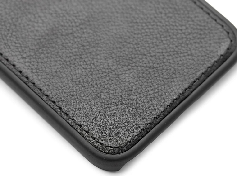 Trunk - Iphone 12 Mini - 2-I-1 Flip Cover - Ægte Læder - Sort