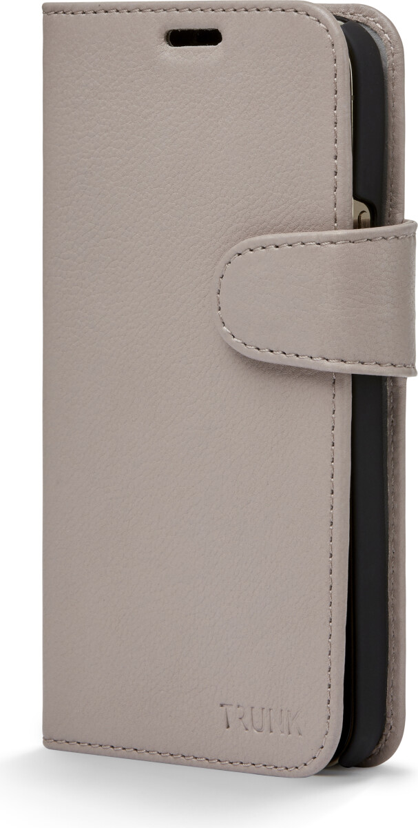 Trunk - Iphone 12 Mini - 2-I-1 Flip Cover - Ægte Læder - Rose