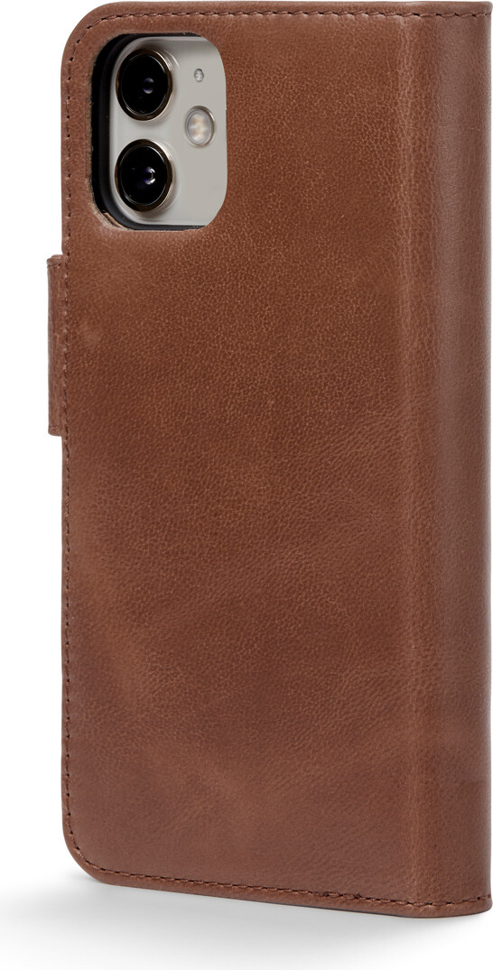 Trunk - Iphone 1212 Pro Cover - 2-I-1 Flip Cover - Ægte Læder - Brun