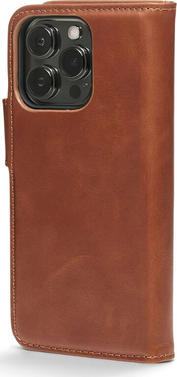 Trunk - Iphone 13 Mini - 2-I-1 Flip Cover - Ægte Læder - Brun