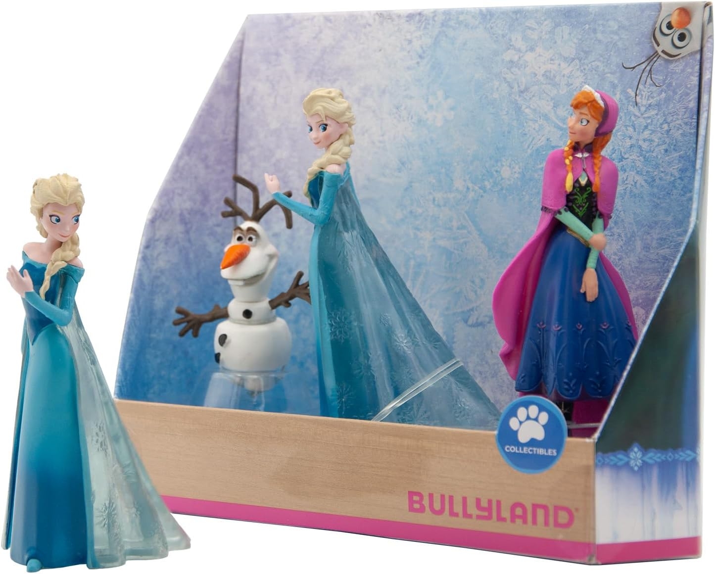 Frost Figurer - Elsa Anna Og Olaf - Disney - 3 Stk - 13446 - Bullyland
