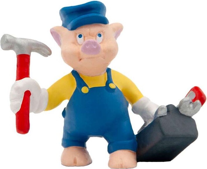 Bullyland - Disney Figur - Praktisk Gris - De 3 Små Grise