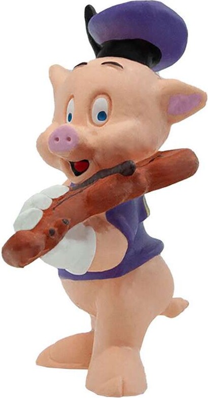 Bullyland - Disney Figur - Violinist Gris - De 3 Små Grise