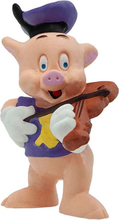 Bullyland - Disney Figur - Violinist Gris - De 3 Små Grise