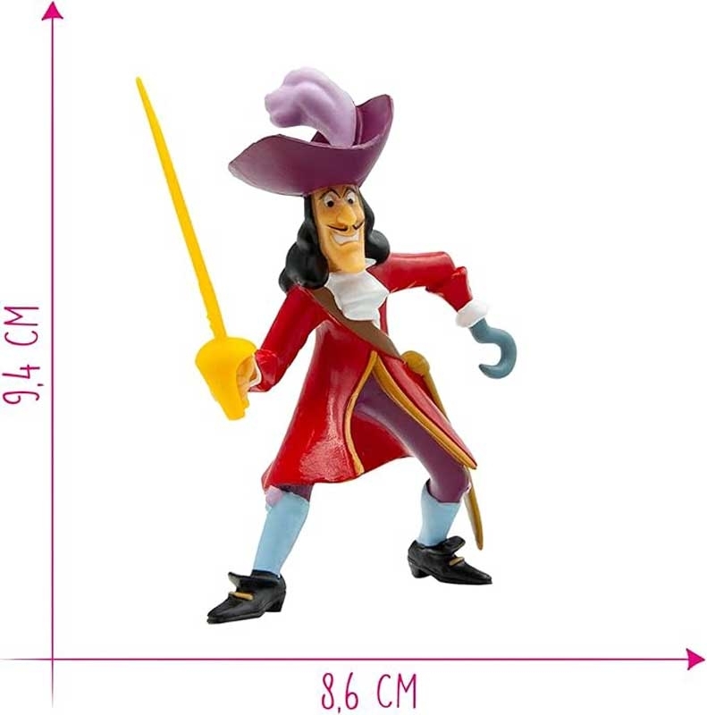 Kaptajn Klo Figur - Peter Pan - Disney - 12651 - Bullyland