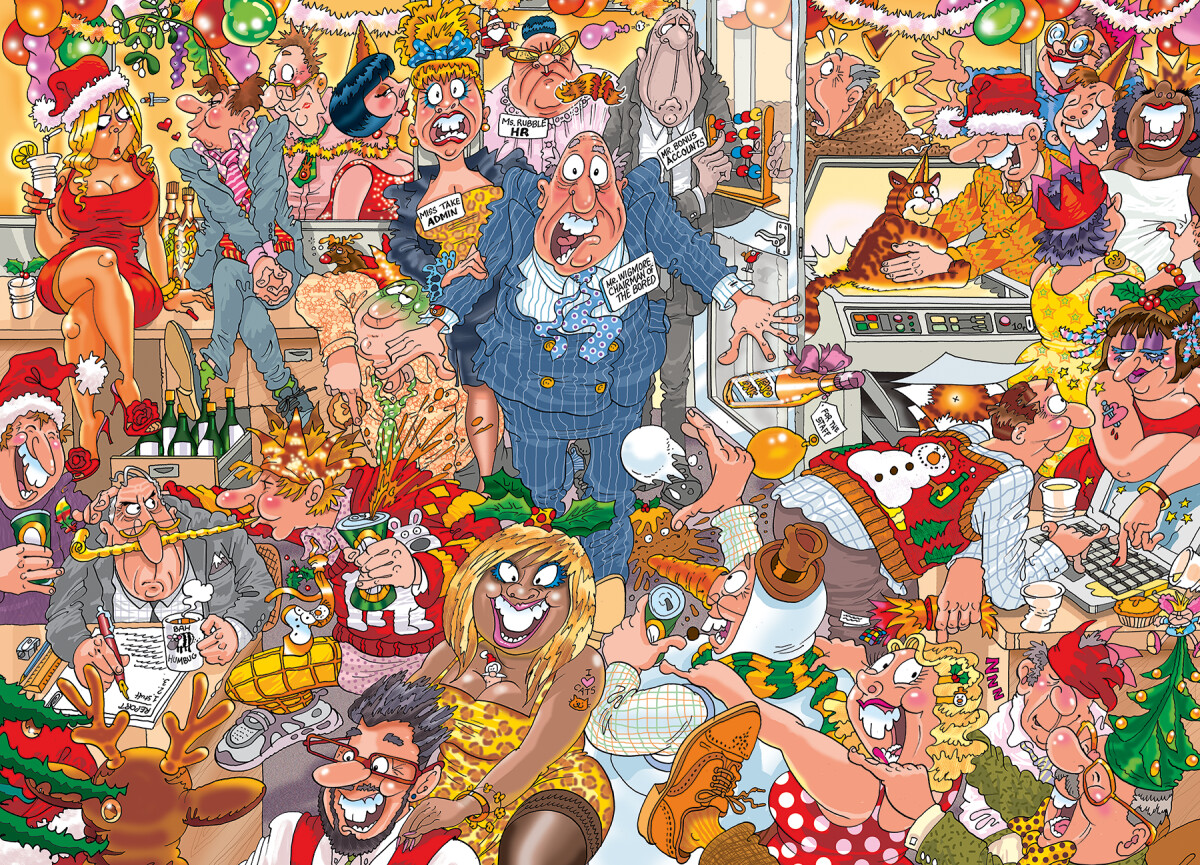 Wasgij - Christmas 11 - Double Trouble Puzzle - 1000 Brikker