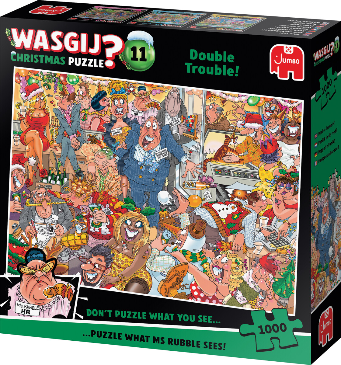 Wasgij - Christmas 11 - Double Trouble Puzzle - 1000 Brikker