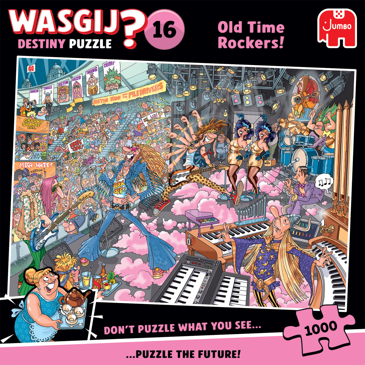 Wasgij - Destiny 16 - Old Time Rockers Puzzle - 1000 Brikker