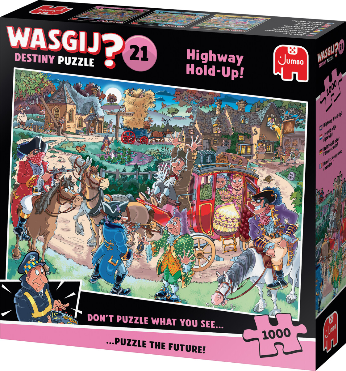 Wasgij - Destiny 21 - Highway Hold-Up Puzzle - 1000 Brikker