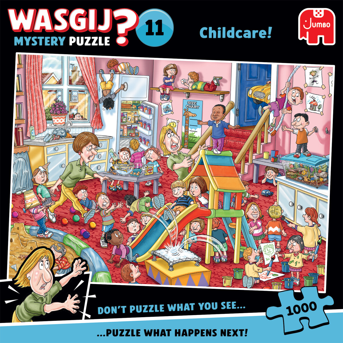 Wasgij - Mystery 11 - Childcare Puzzle - 1000 Brikker