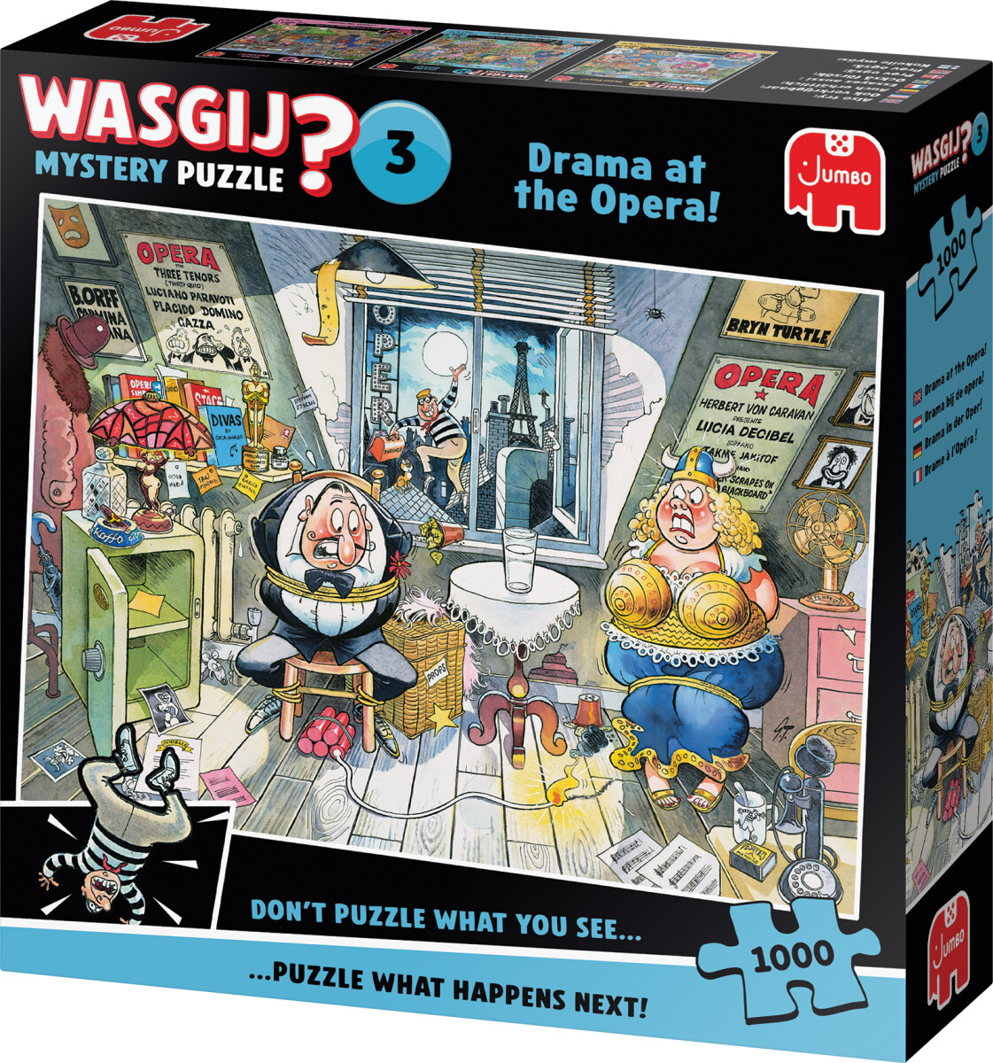 Wasgij - Mystery 3 - Drama At The Opera Puzzle - 1000 Brikker