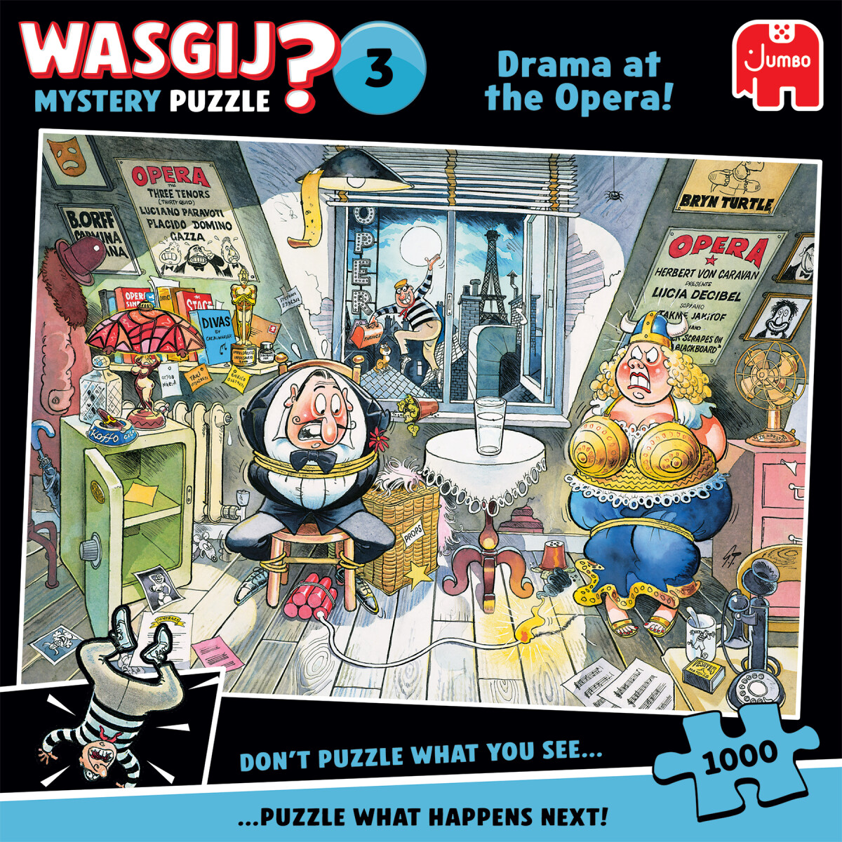 Wasgij - Mystery 3 - Drama At The Opera Puzzle - 1000 Brikker