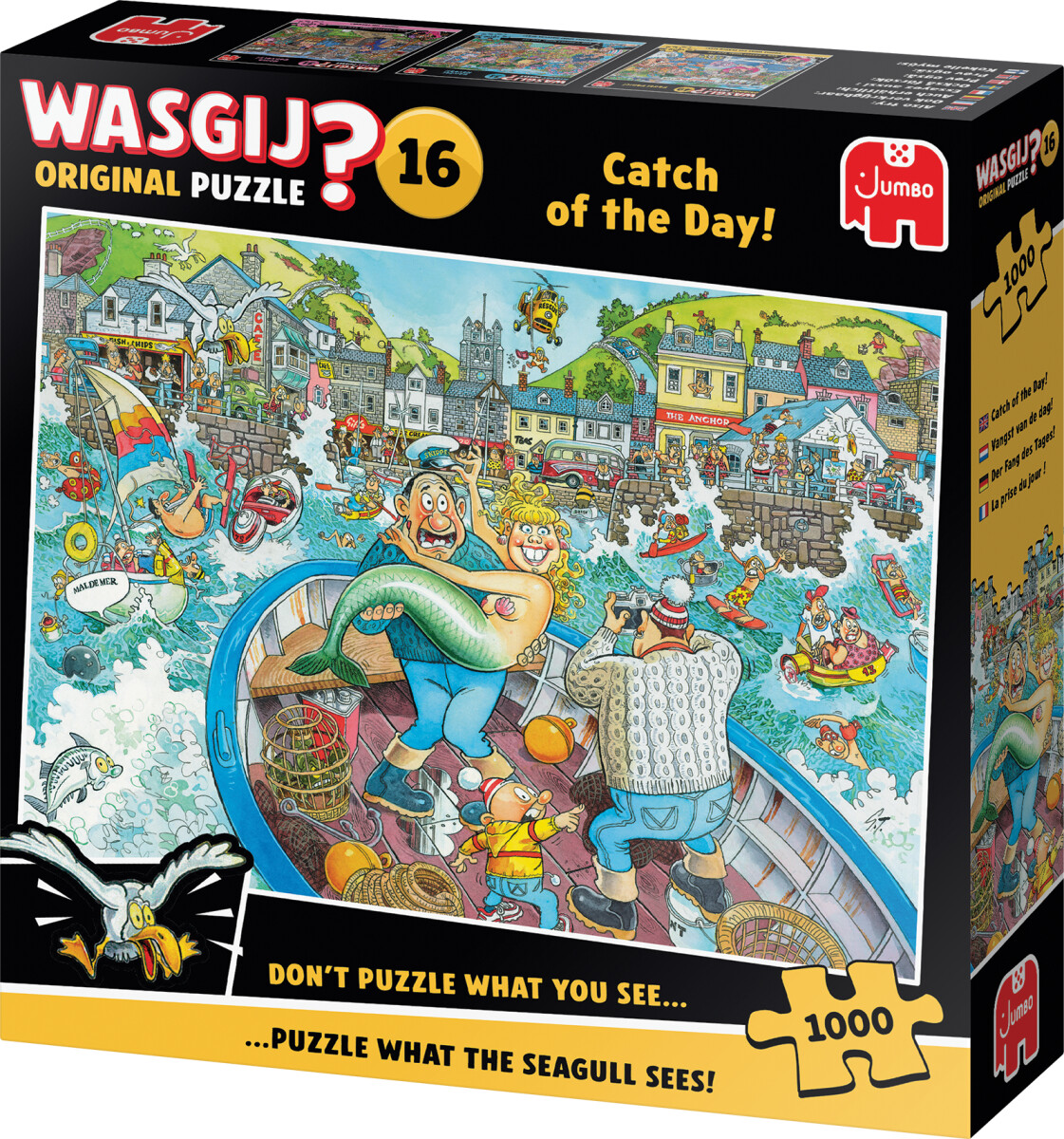 Wasgij - Original 16 - Catch Of The Day Puzzle - 1000 Brikker