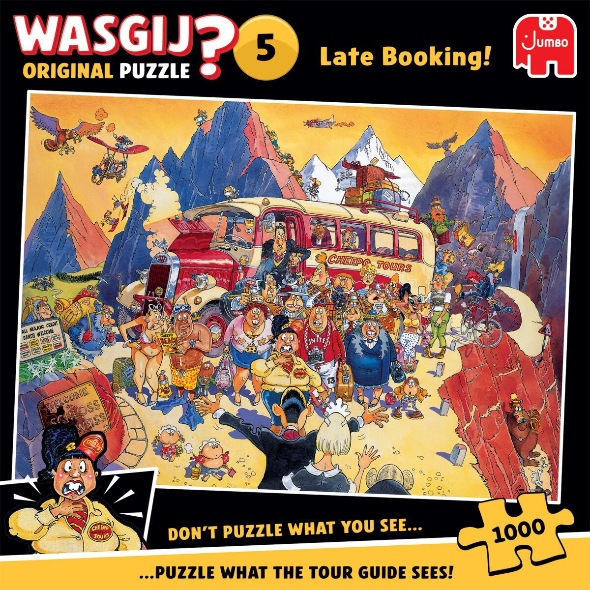 Wasgij - Original 5 - Late Booking Puzzle - 1000 Brikker