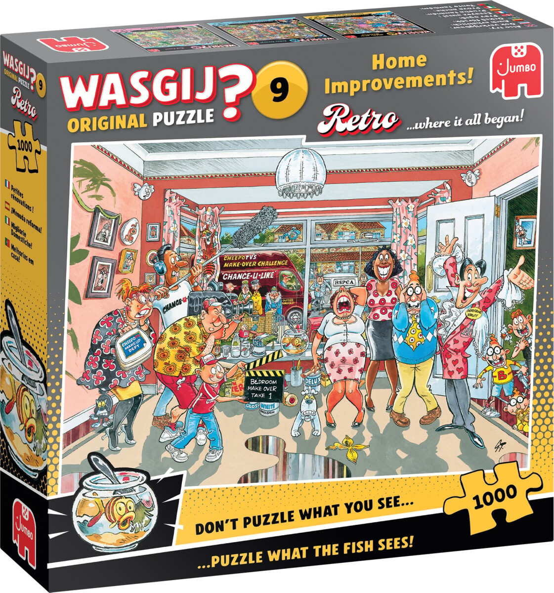 Wasgij - Retro Orginal 9 - Home Improvements - 1000 Brikker