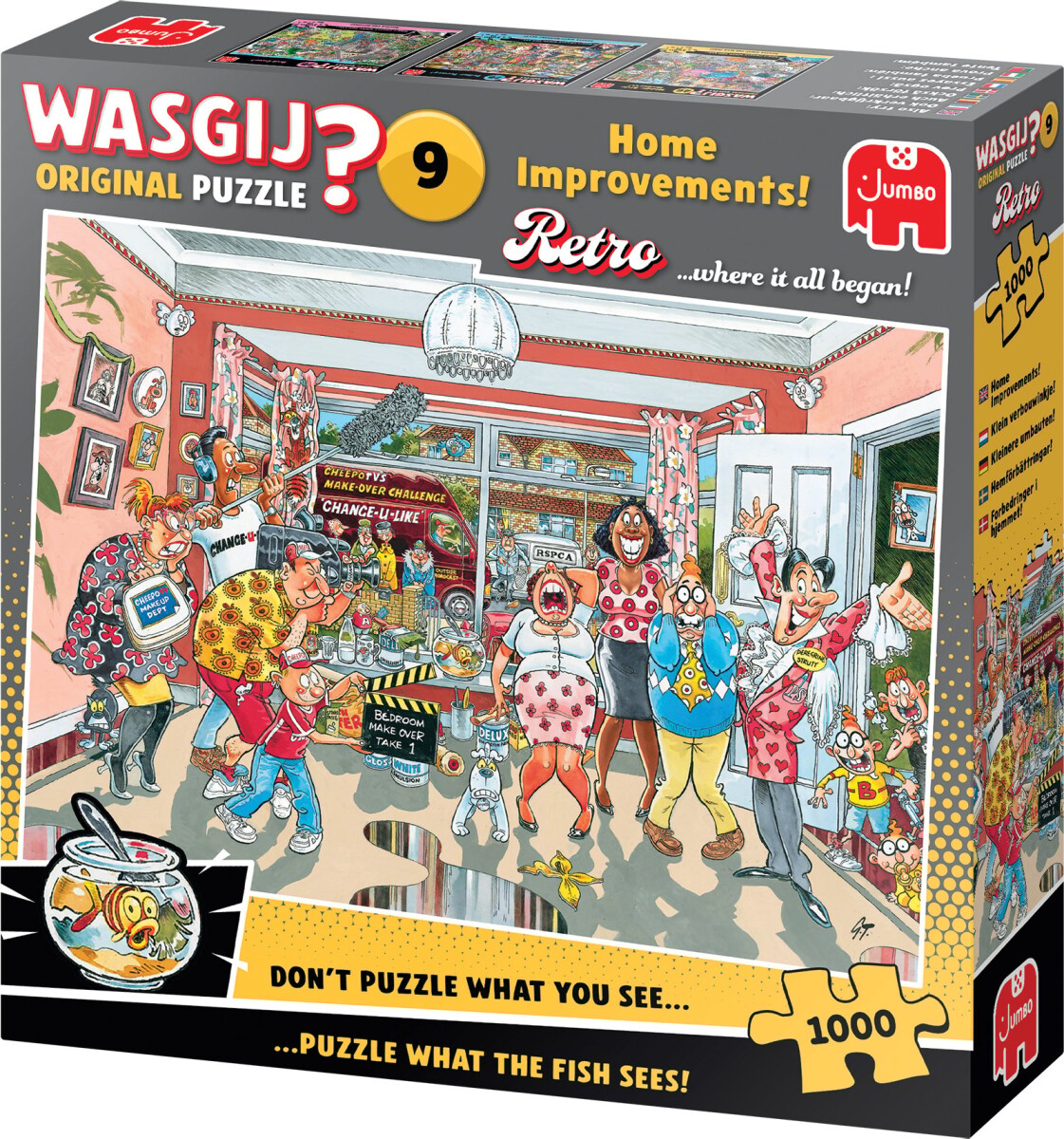 Wasgij - Retro Orginal 9 - Home Improvements - 1000 Brikker