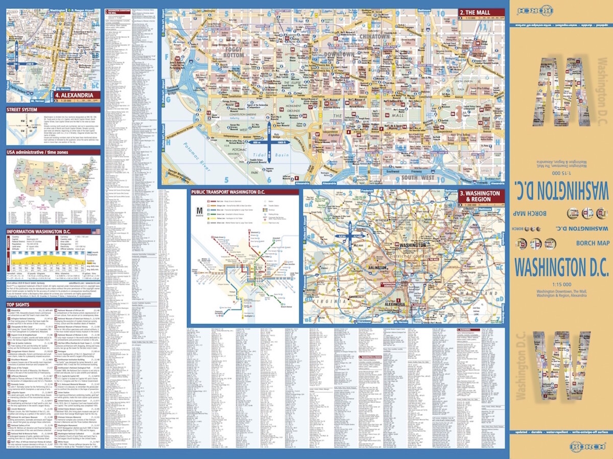 Washington Dc - Borch Maps