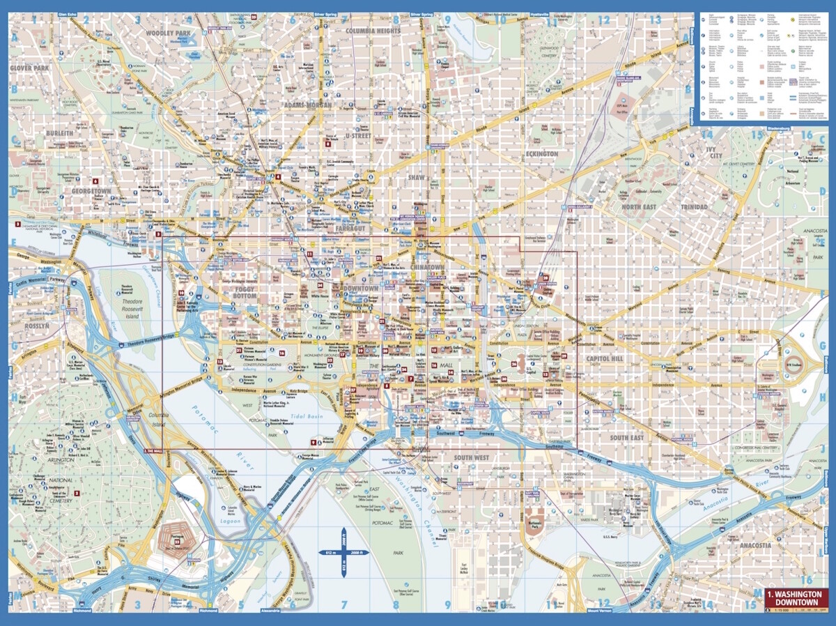 Washington Dc - Borch Maps