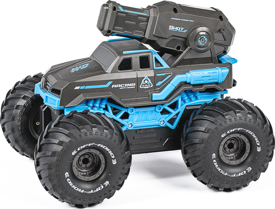 Tec-Toy - Fjernstyret Off-Road Bil Med Vandkanon - Water Shooting