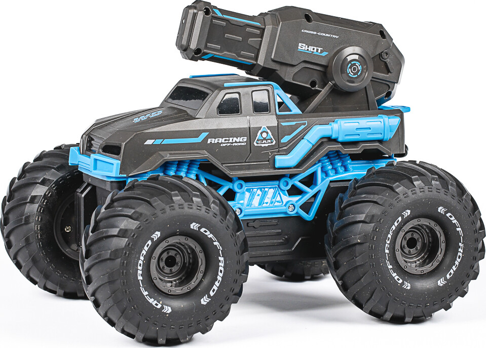 Tec-Toy - Fjernstyret Off-Road Bil Med Vandkanon - Water Shooting