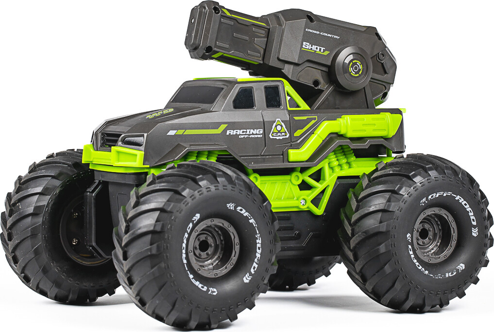Tec-Toy - Shot Racing Rc Bil Med Vandtank - 2 4 Ghz - Grøn
