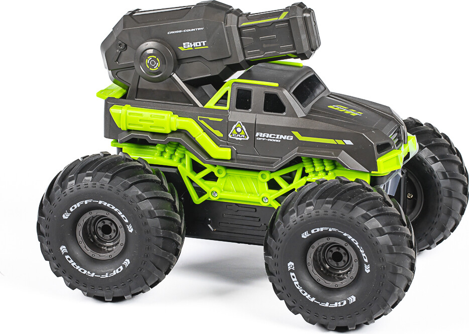 Tec-Toy - Shot Racing Rc Bil Med Vandtank - 2 4 Ghz - Grøn