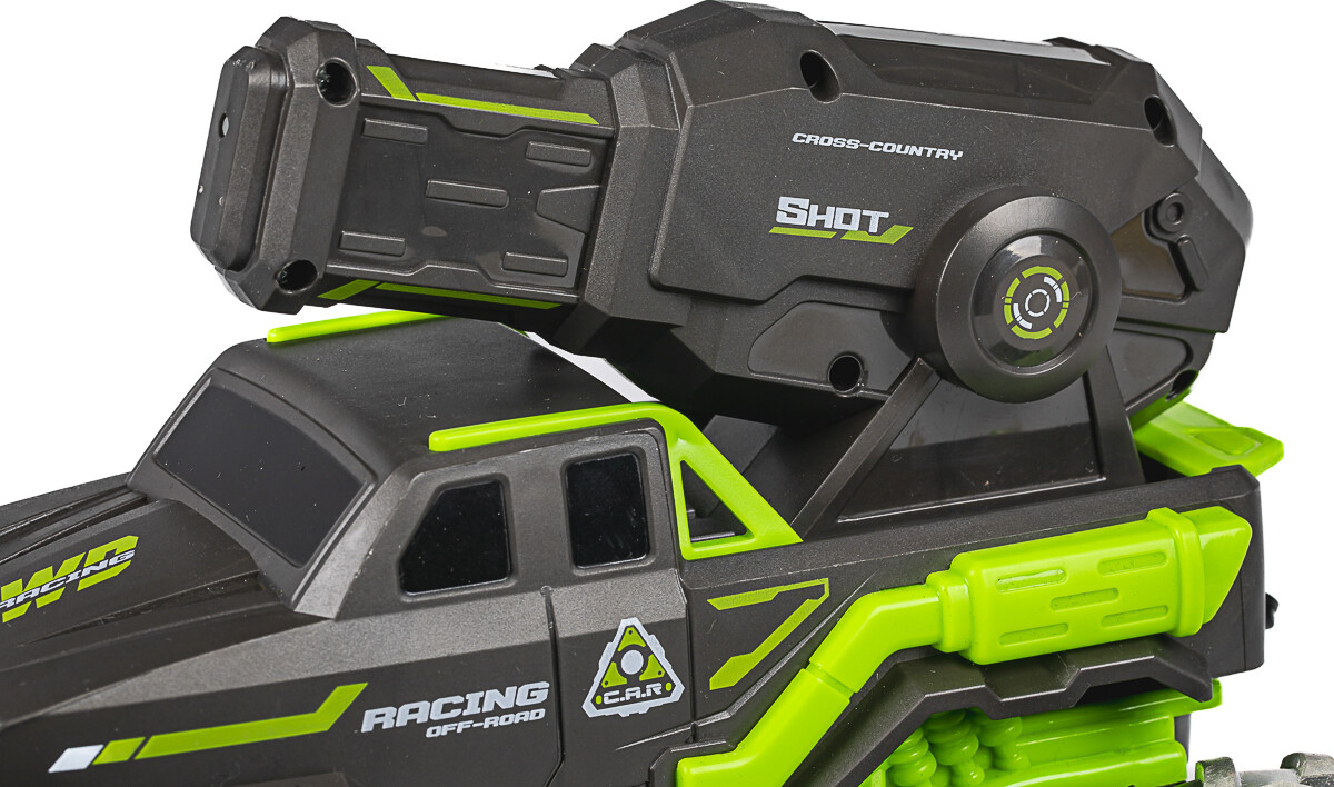 Tec-Toy - Shot Racing Rc Bil Med Vandtank - 2 4 Ghz - Grøn