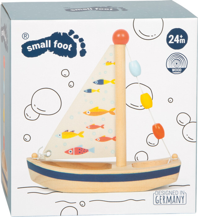 Legetøjs Sejlbåd I Træ - Small Foot