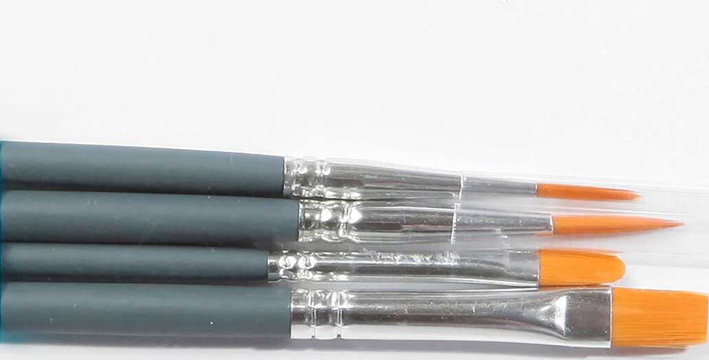 Winsor Newton - Foundation Watercolour Brushes - 4 Dele
