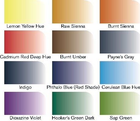 Winsor Newton - Promarker Tusser - Landscape Tones - 12 Farver