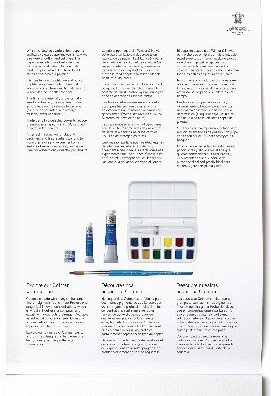 Akvarelpapir - 27 9 X 35 6 Cm - Cold Press - Winsor Newton - 12 Ark