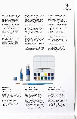 Winsor Newton - Akvarelblok - A3 - Cold Press - 12 Ark