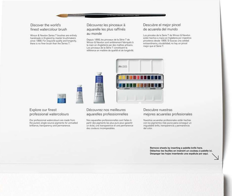 Winsor Newton - Akvarelblok - 26X36 Cm - Cold Press - 20 Ark