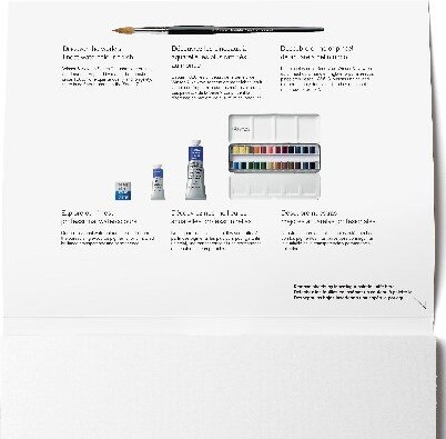 Winsor Newton - Akvarelpapir - 17X25 Cm - Hot Press - 20 Ark