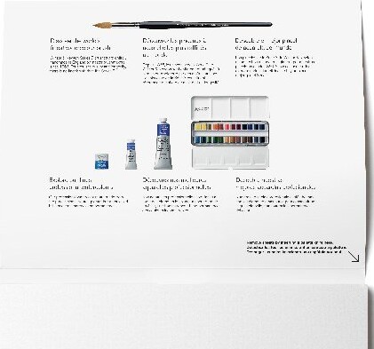Winsor Newton - Akvarelpapir - 22X30 Cm - Hot Press - 20 Ark