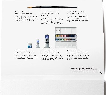 Winsor Newton - Akvarelpapir - 25X35 Cm - Hot Press - 20 Ark