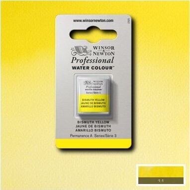 Winsor Newton - Akvarelfarve 12 Pan - Bismuth Yellow