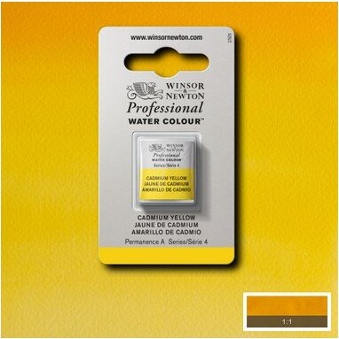 Winsor Newton - Akvarelfarve 12 Pan - Cadmium Yellow